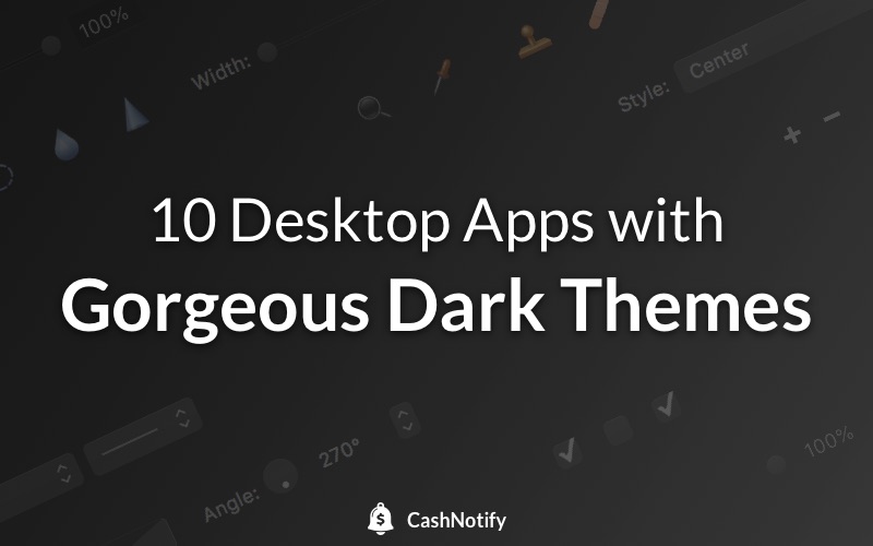 10 desktop apps with gorgeous dark themes